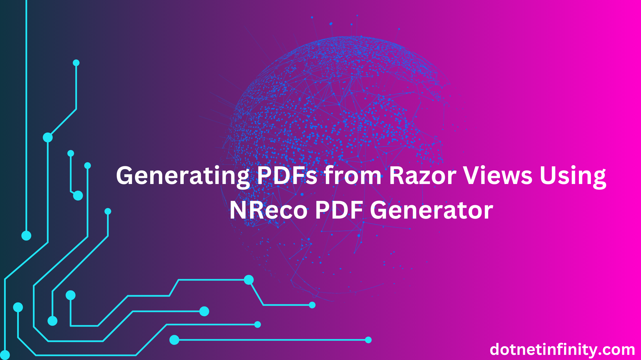 Generating PDFs from Razor Views Using NReco PDF Generator